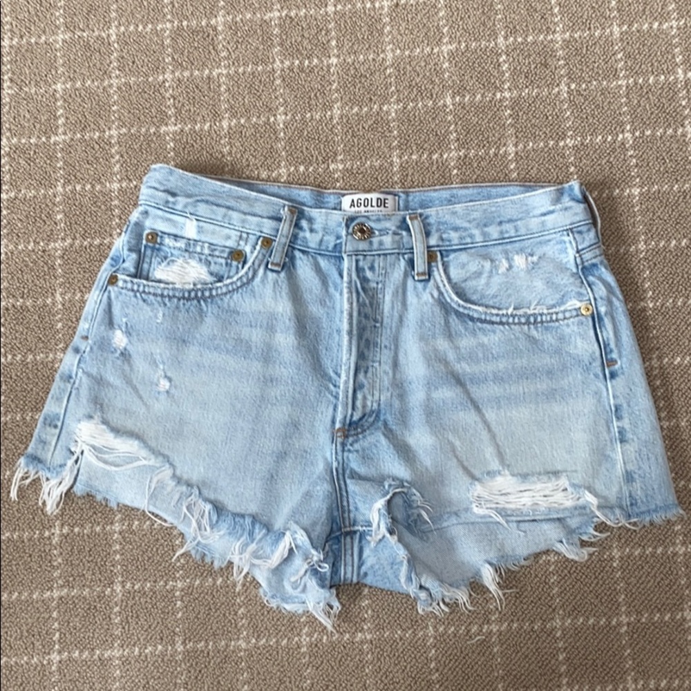 AGOLDE Parker Vintage Cut Off Short in Broken